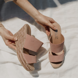 Liv bi clr banden espadrilles in 'Roset'