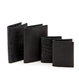 Passport holder in 'Black'