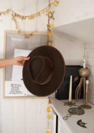 Rancher Fedora in 'Taupe Shadow'