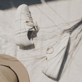 Bria sneaker in 'White' leather