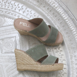 Liv Twist espadrille in 'Scandinavian'