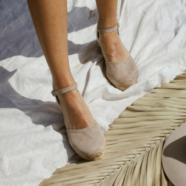 Lennie espadrilles in 'Ardesia' Suede