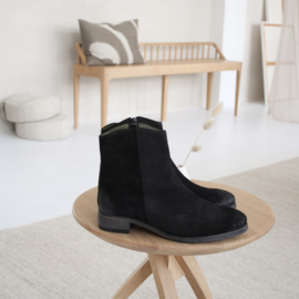 Sylvia slanke laars 'Black' suede 