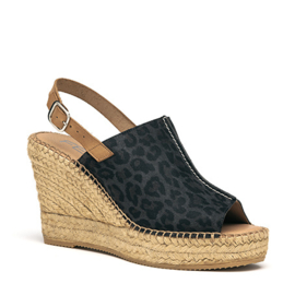 Lynn Leo sleehak espadrille in 'Brown'