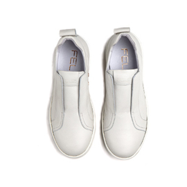 Valene sneaker 'White' leer