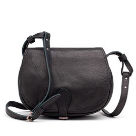 Valerie saddle bag  in 'Black'