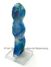 Glazen mensen beeld in abstractie
