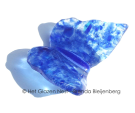Blauw glazen vlindertje