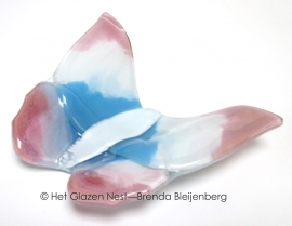 vlinder in zacht pastel