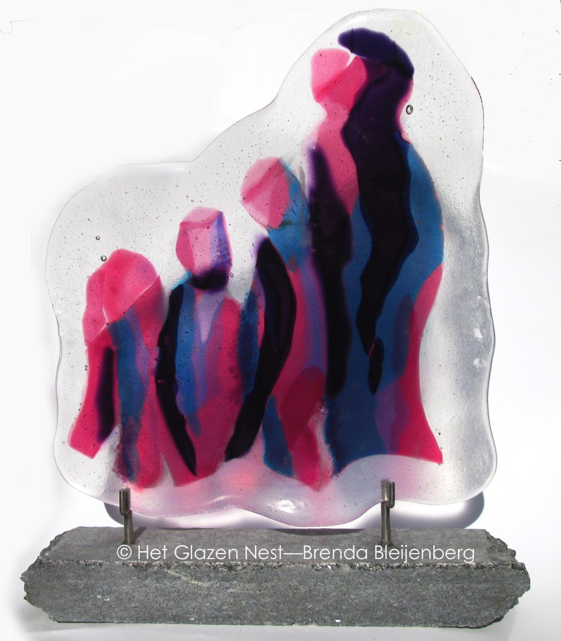 "roze gezin" in glas