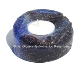 Mini urn waxinelichtje in glas casting
