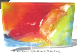 Glas sculptuur “Opstijgend”