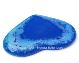 Blauw hartje met zeeblauwe slingers