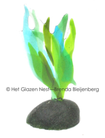 Groen gras als mini urn