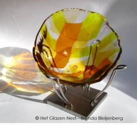 glas sculptuur "zonnestraal"