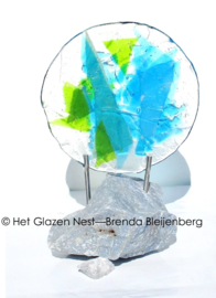 “Grillig groen en blauw”