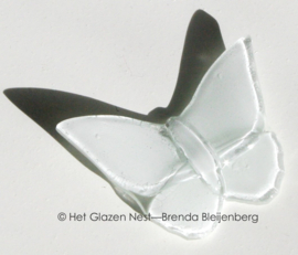 Witte vlinder om te gedenken