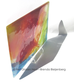 Glas sculptuur “Opstijgend”