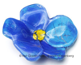 Blauw viooltje in grafkunst