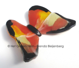 Bijzondere glazen vlinder