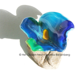 Bijzondere bloem van glas