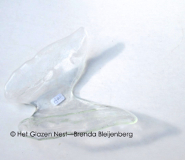 Vlinder in blank - kleurloos glas