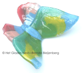 Glazen vlinder in grafkunst