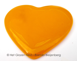 klein oranje hartje
