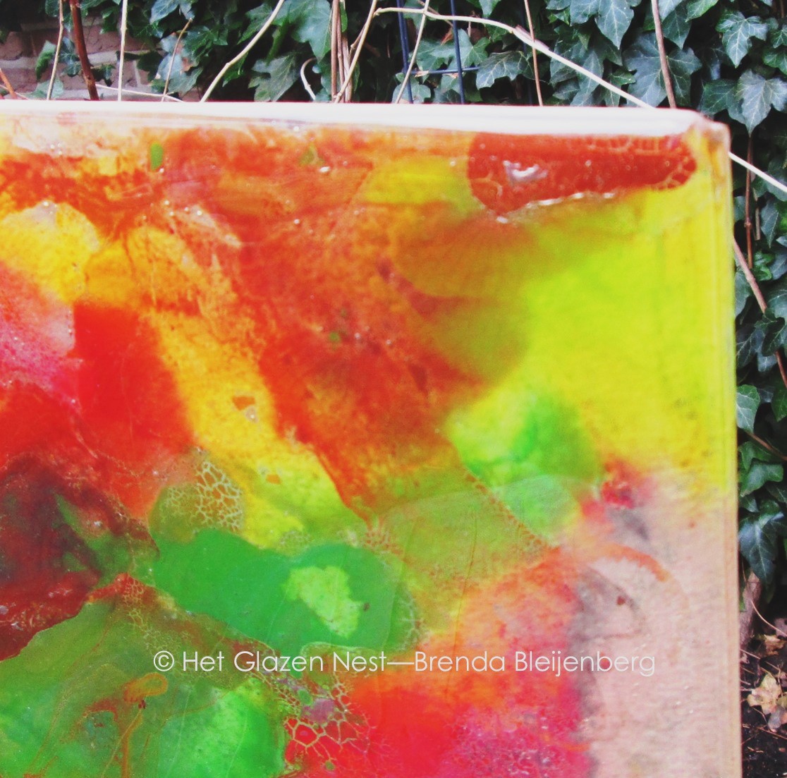 sculptuur "herfstkleuren"