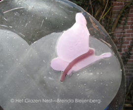 Glas sculptuur “Dansende vlinder”