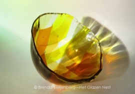 glas sculptuur "zonnestraal"