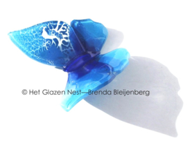 Grote blauwe vlinder