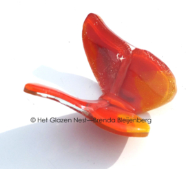 Kleine oranje vlinder