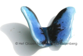 Vlinder in bijzondere glaskunst