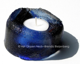Mini urn waxinelichtje in glas casting