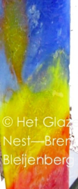 glas zuil in meerdere kleuren