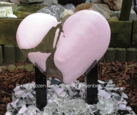 sculptuur "gebroken hart"