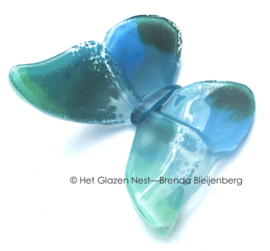 Kleine groen blauwe vlinder