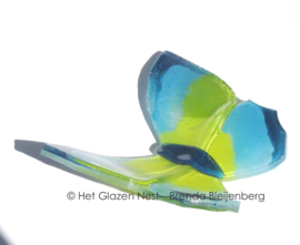 Vliegende vlinder als grafkunst