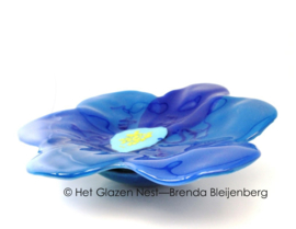 Grote blauwe bloem