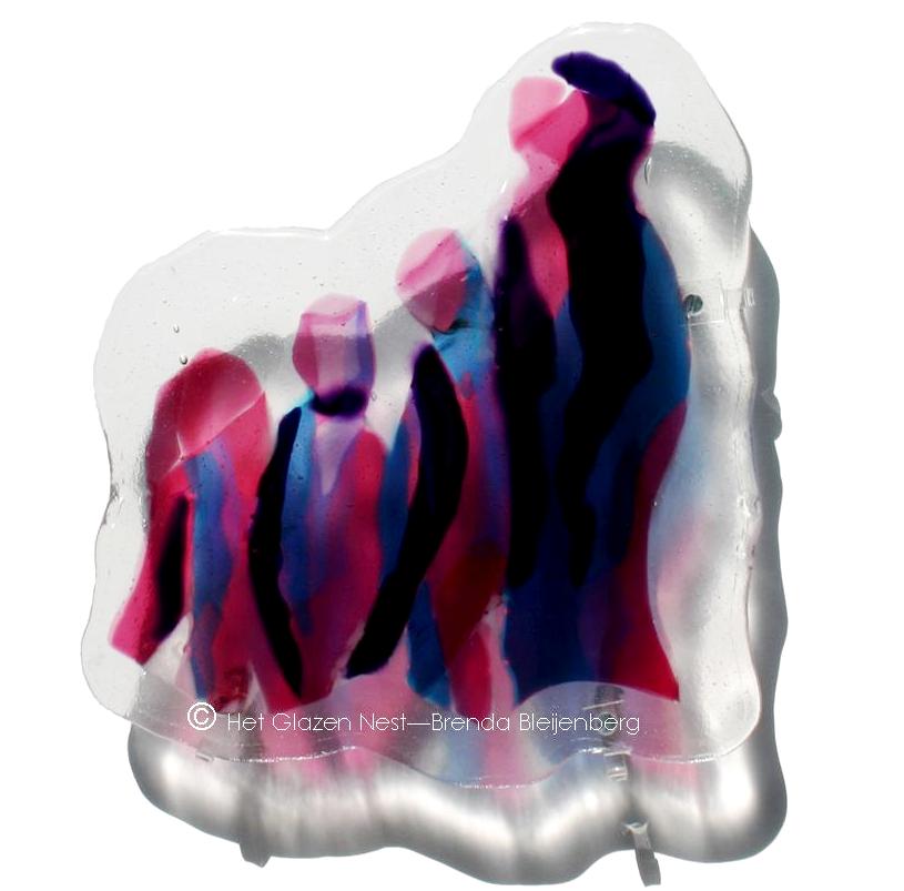 "roze gezin" in glas