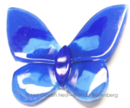 Kleine vlinder met ronde vleugels