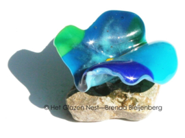 Bijzondere bloem van glas