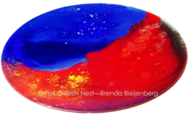 fusing glas schaal “kleur in contrast”