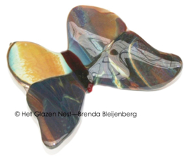 Vlinder in bijzonder glas