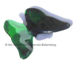Slanke vlinder in groene kleur