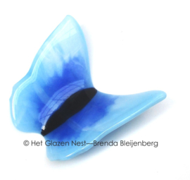 Vliegende vlinder van glas