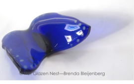 kleine vlinder in blauwe kleuren