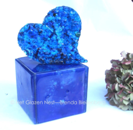 Urn “blauw hart”