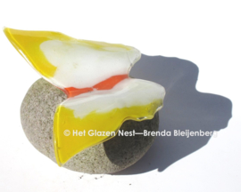 Bijzondere vlinder van glaskunst